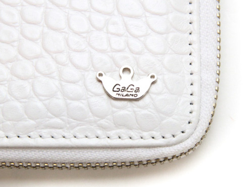 ガガミラノ 長財布 白 GA-OR CROCO WHITE 1365997 GA-OR/376